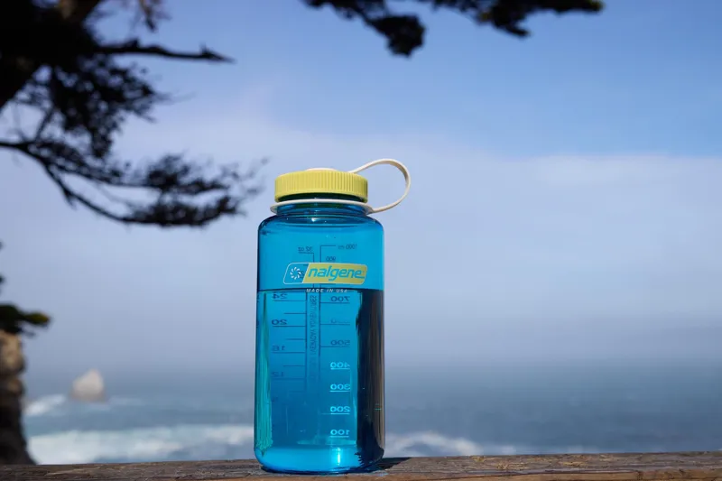 Nalgene Tritan Renew 1 litre Wide Mouth - Blue Atoll - Endive Cap-2
