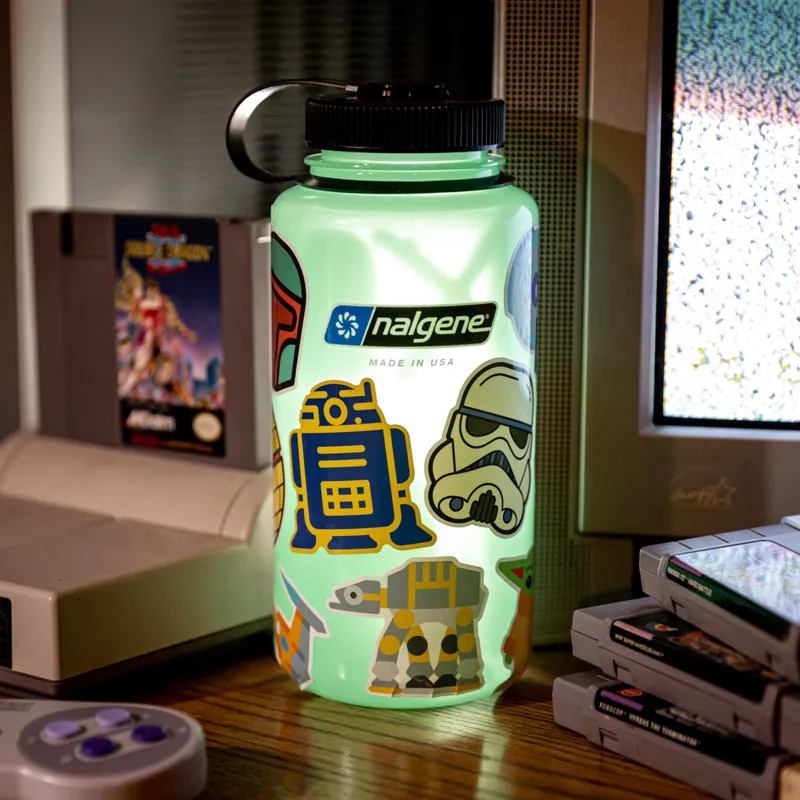 Nalgene Special Edition 1 Litre Sustain Wide Mouth Water Bottle - Glow Green-2