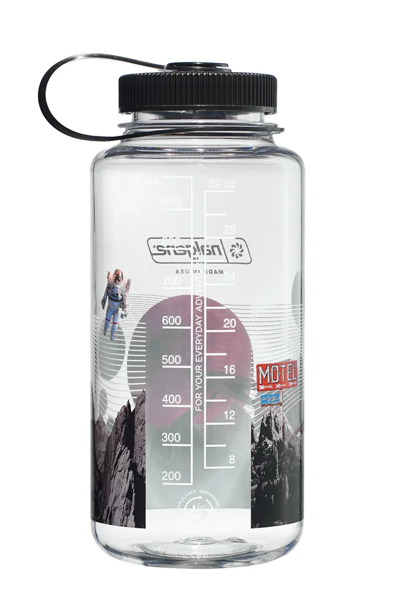Nalgene Special Edition Prints 1 Litre Sustain Wide Mouth Water Bottle - Astro Motel-3