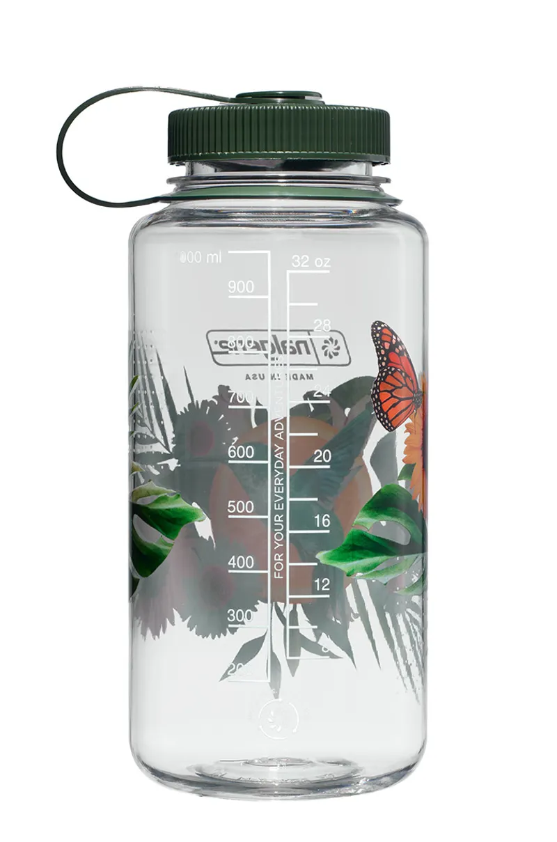 Nalgene Special Edition Prints 1 Litre Sustain Wide Mouth Water Bottle - Citrus Humming Bird-3