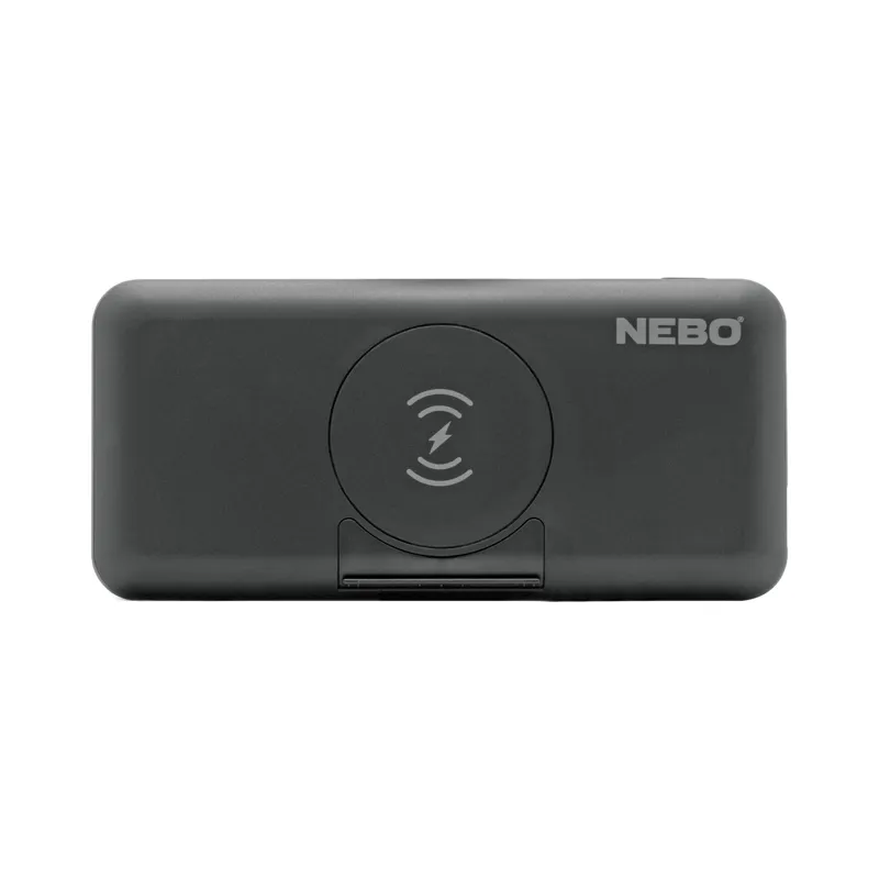 Nebo 10K Powerbank with Kickstand and Wireless Charging-2