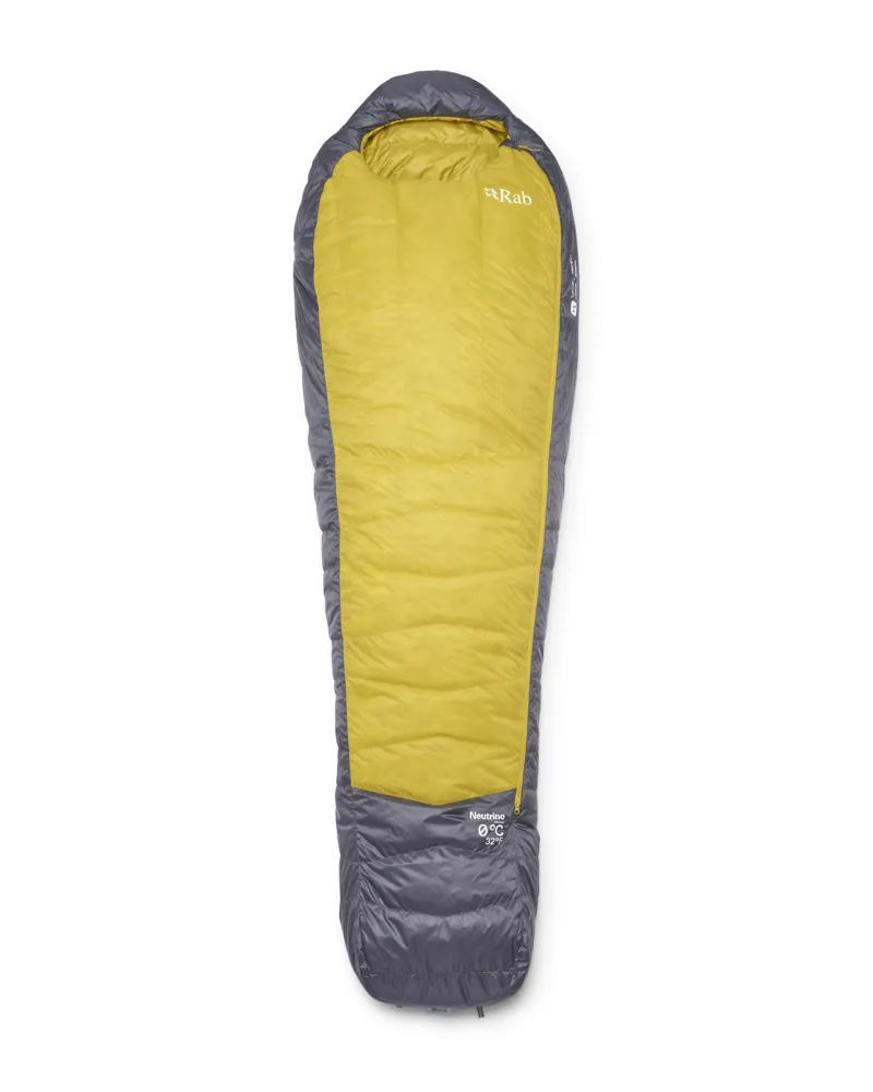 Rab Neutrino 0C / 32F Sleeping Bag Graphene/Dark Pollen REG