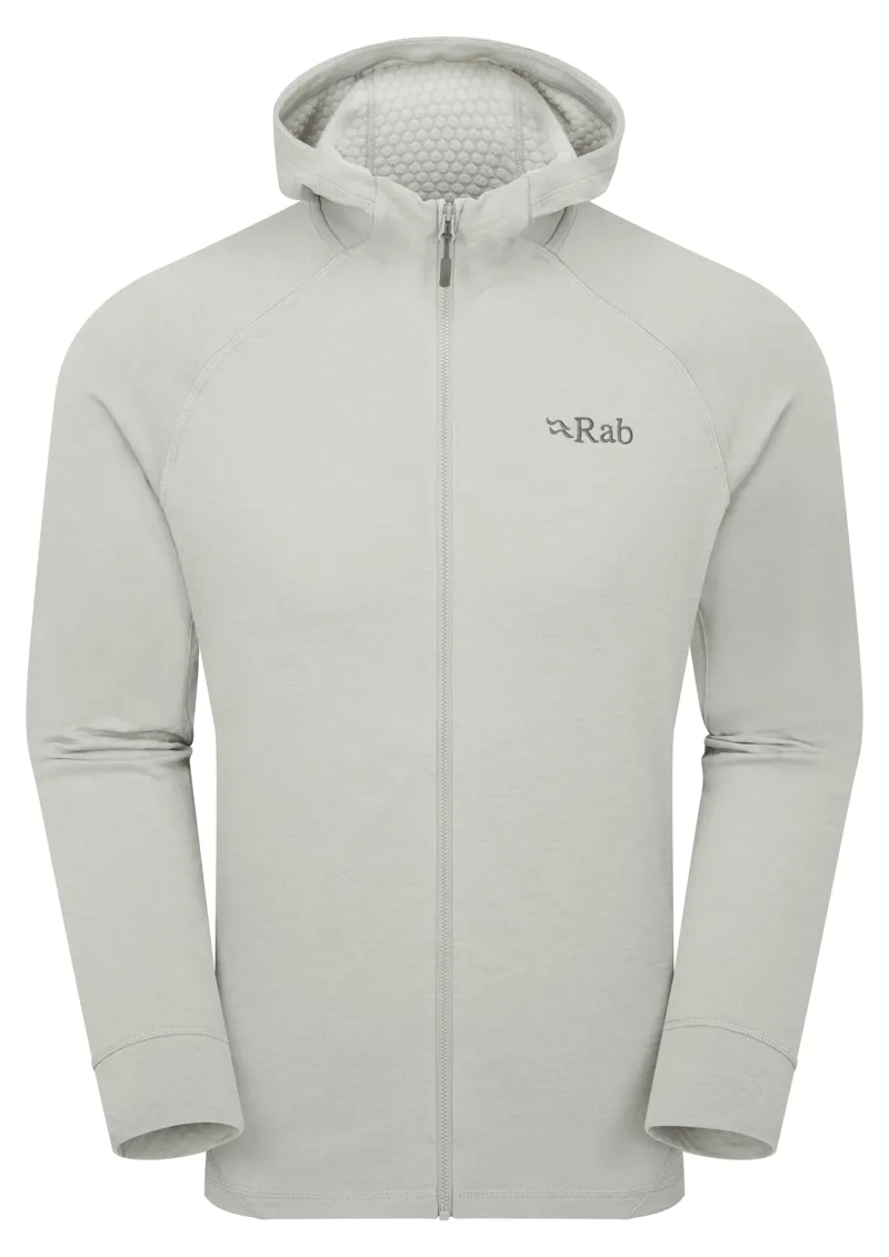 Rab Mens Nexus Fleece Hoody - Light Zinc Grey