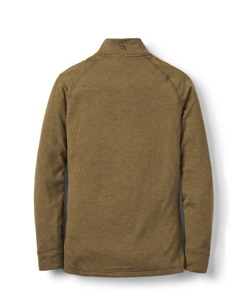 Rab Mens Nexus Pull-On Midlayer Fleece Jacket Oak Greeny Brown - 100% Recycled Thermic G Stretch Fabric-1