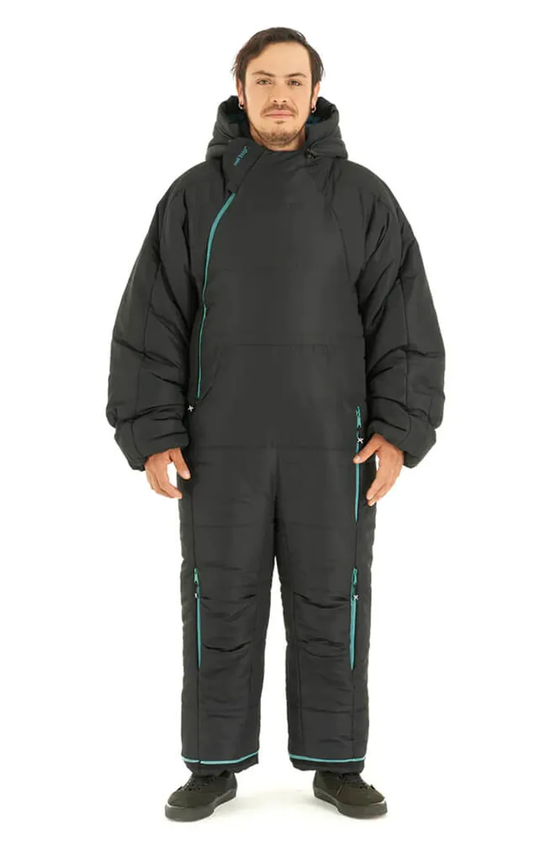 Selk Bag Original Recycled Sleeping Bag Suit Black Light