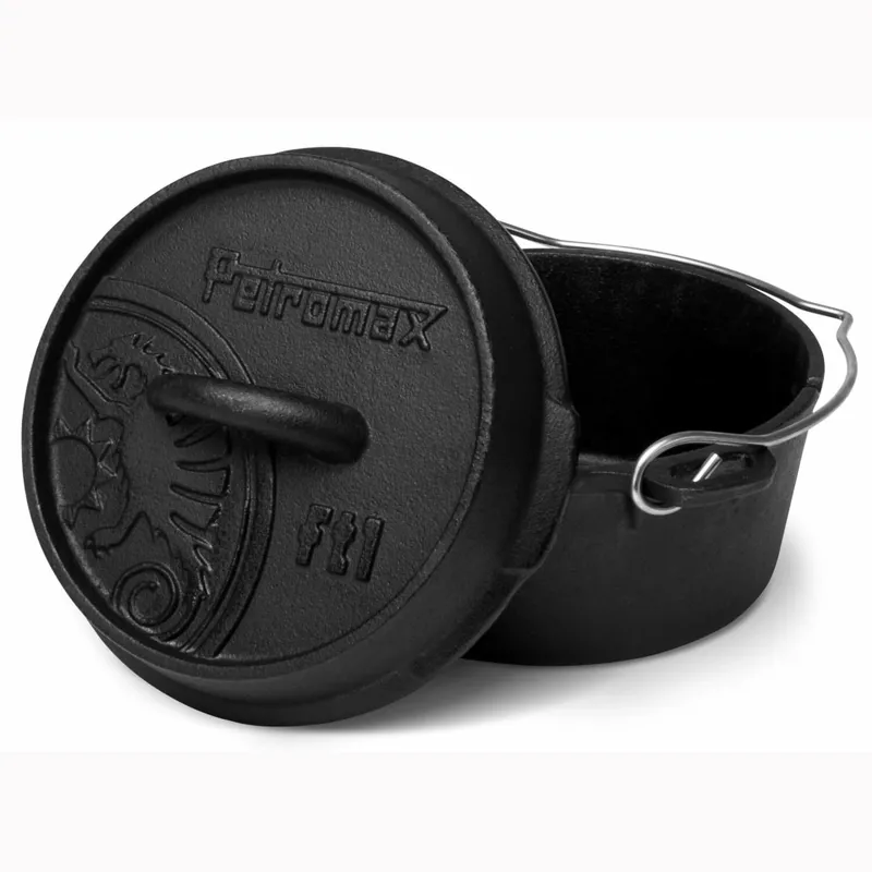 Petromax FT1T 1 quart Cast Iron Dutch Oven - No Legs
