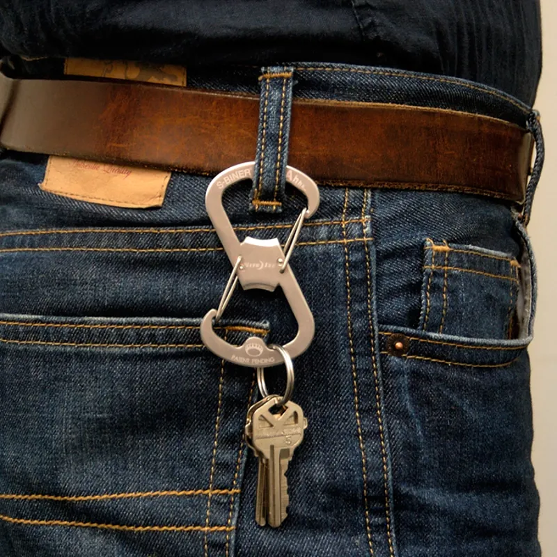 Nite Ize Sbiner Ahhh Stainless Carabiner / Bottle Opener-1