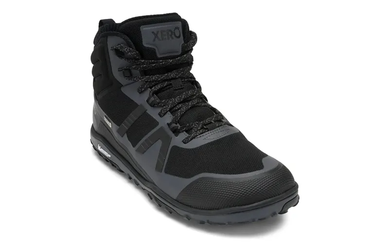 Xero Scrambler Mid II Barefoot Mens Waterproof Boot - Black Asphalt