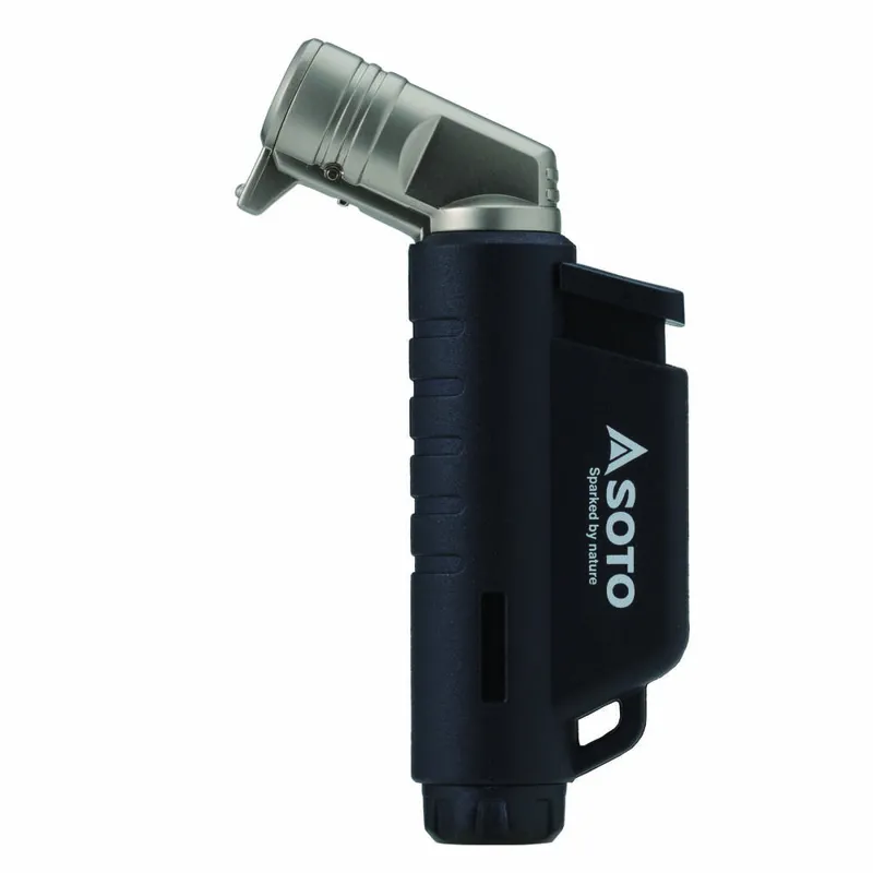 SOTO 'Micro Torch' Horizontal Windproof Gas Lighter - Black