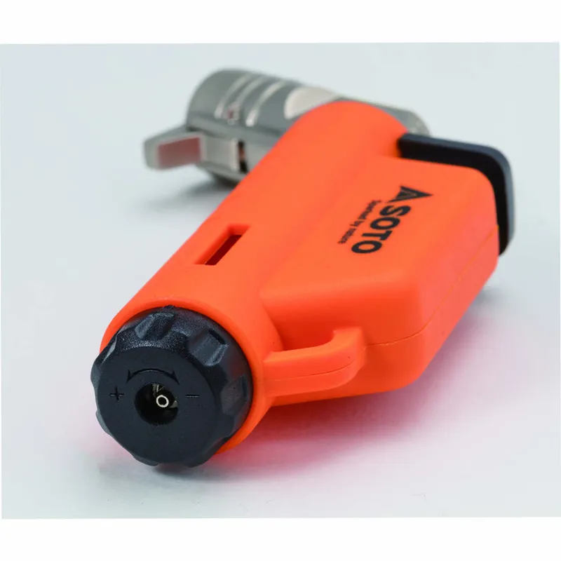 SOTO 'Micro Torch' Horizontal Windproof Gas Lighter - Orange-2