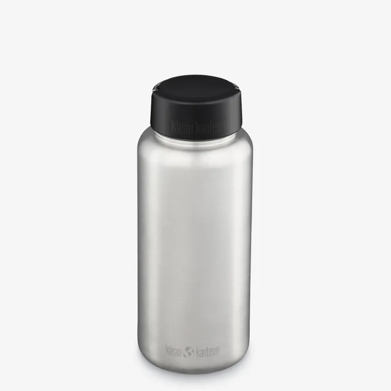Klean Kanteen Wide Mouth Bottle 1182ml - Brushed Stainless