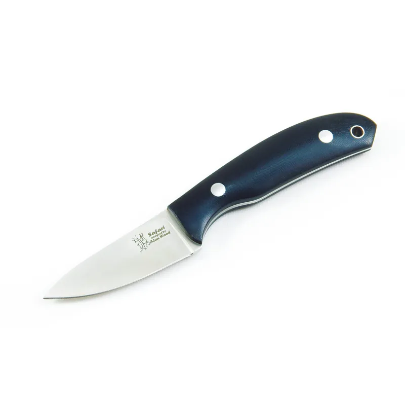 Casstrom Safari Knife Black G10 - Leather Sheath