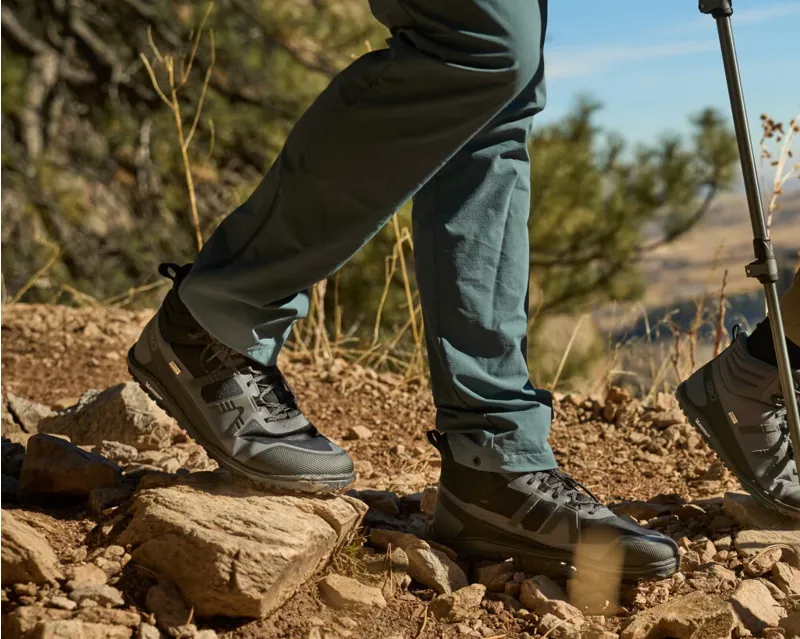 Xero Scrambler Mid II Barefoot Mens Waterproof Boot - Black Asphalt-9