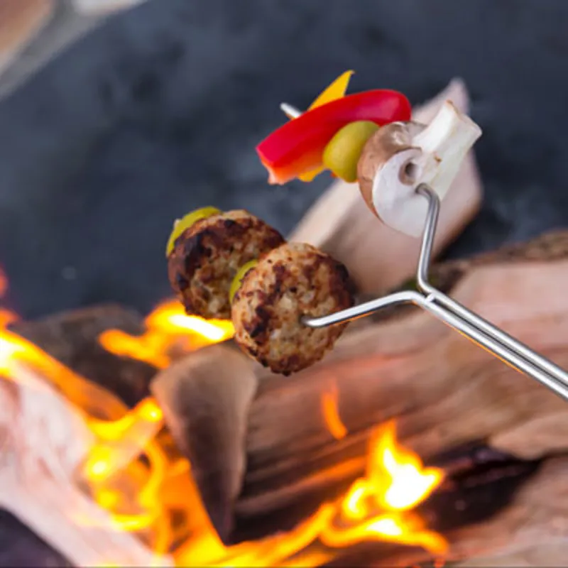 Petromax Campfire Stainless Steel Toasting Fork Skewers - Pack of Two-2