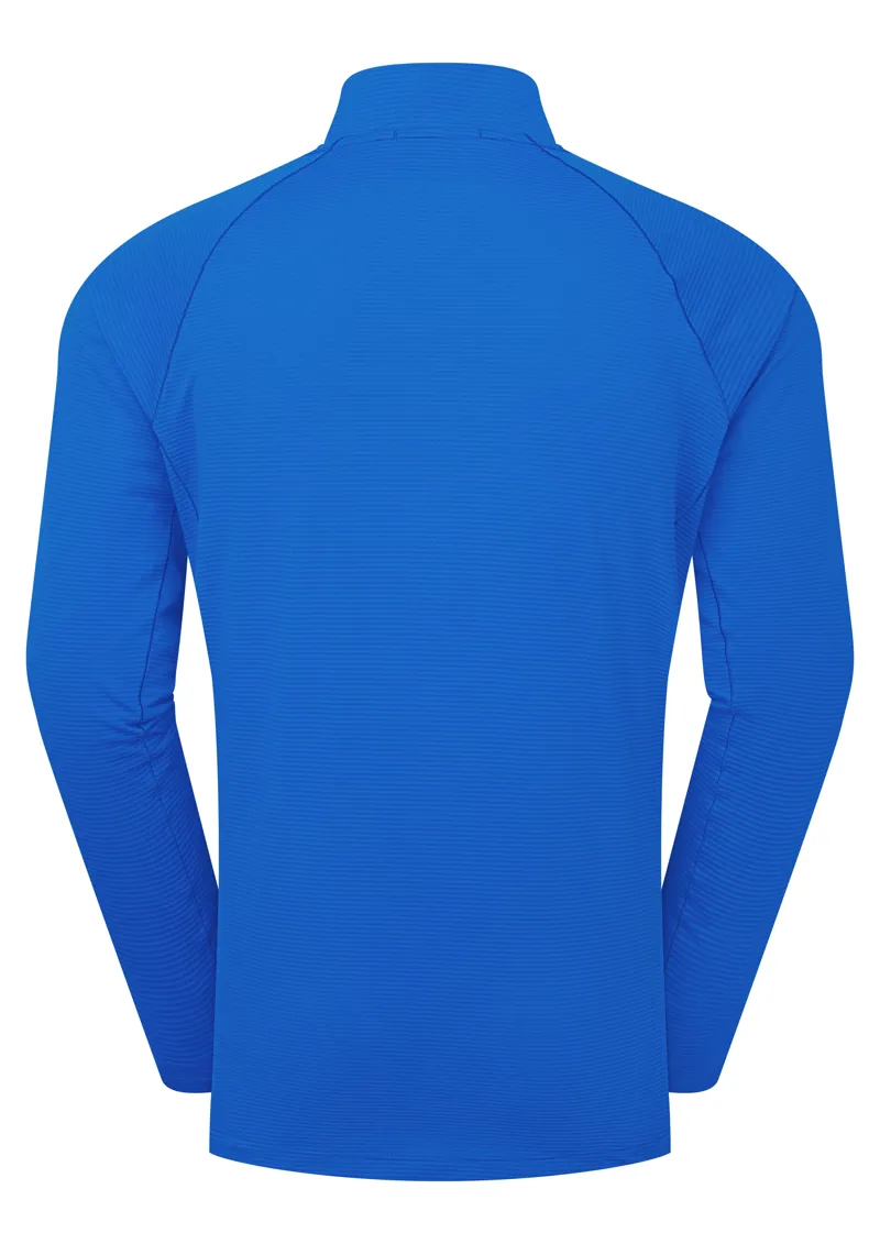 Rab Mens Sonic Long Sleeve Zip Baselayer - Maya Blue-1