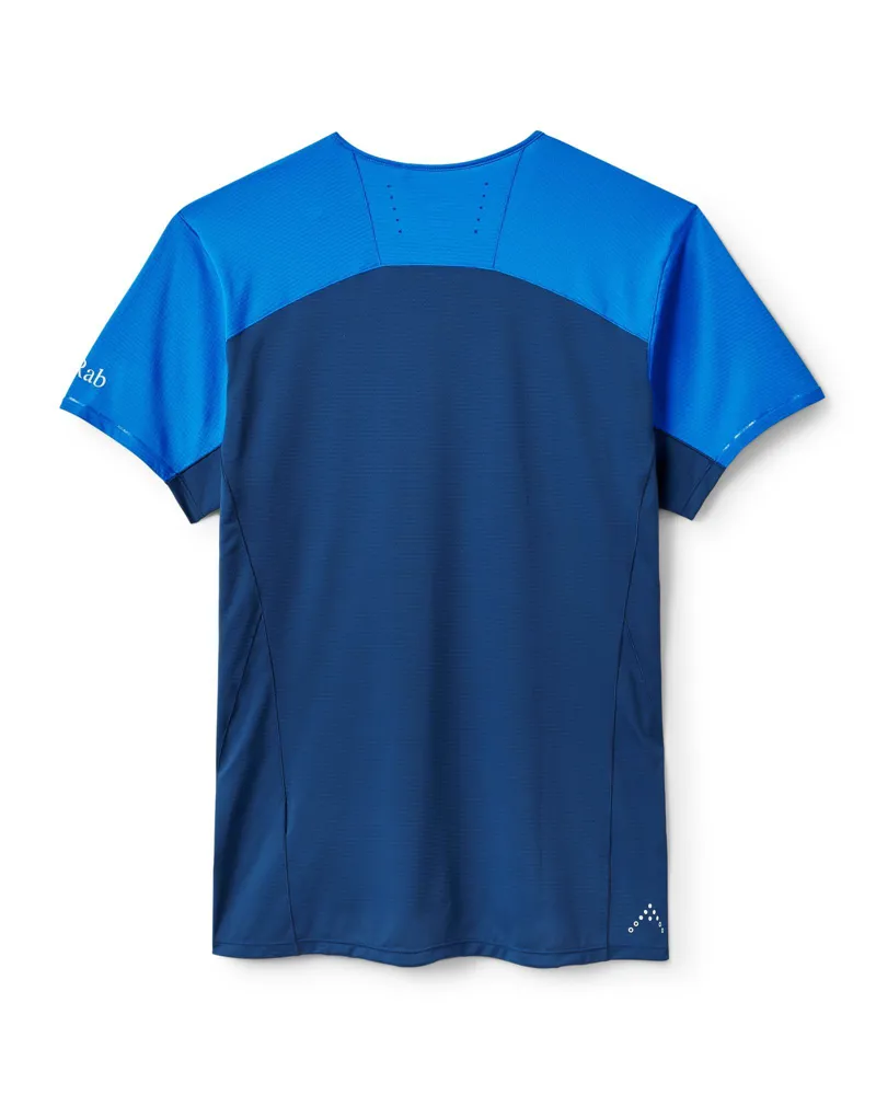 Rab Mens Sonic Ultra Running Technical Tee Maya Blue/Tempest Blue-7