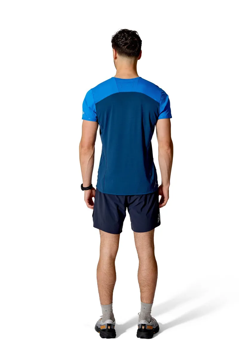 Rab Mens Sonic Ultra Running Technical Tee Maya Blue/Tempest Blue-10