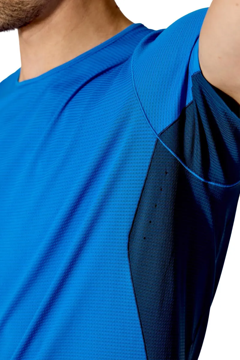 Rab Mens Sonic Ultra Running Technical Tee Maya Blue/Tempest Blue-2