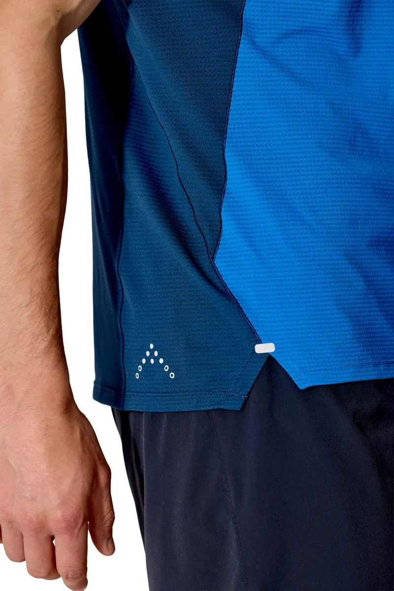 Rab Mens Sonic Ultra Running Technical Tee Maya Blue/Tempest Blue-4