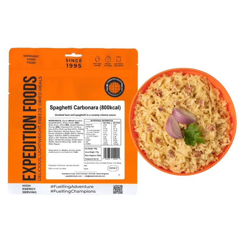 Expedition Foods Freeze Dried - Spaghetti Carbonara - 155g 803 kCal-1