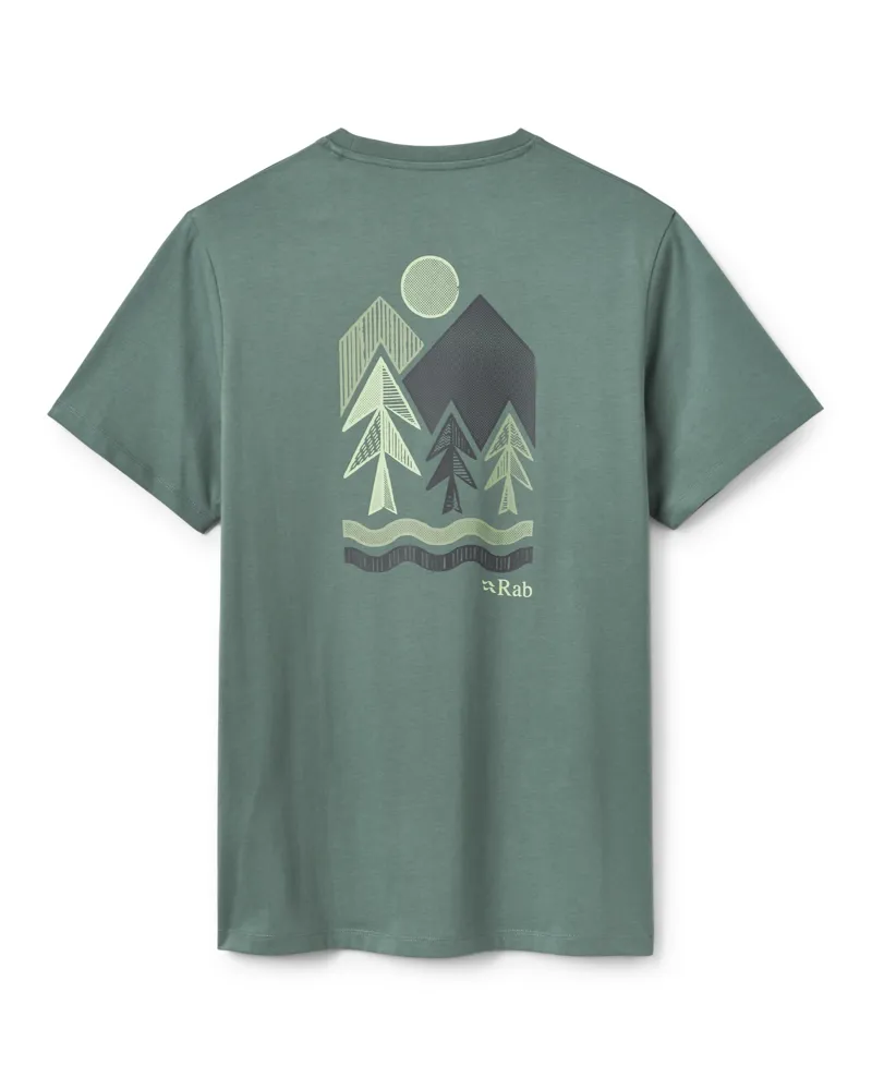 Rab Womens Stance Vista Tee - Sage-1