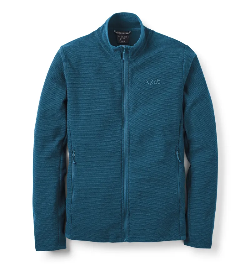 Rab Mens Stavel Fleece Jacket Tempest Blue