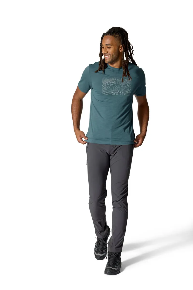 Rab Syncrino Ridge T-Shirt in Orion Blue-2