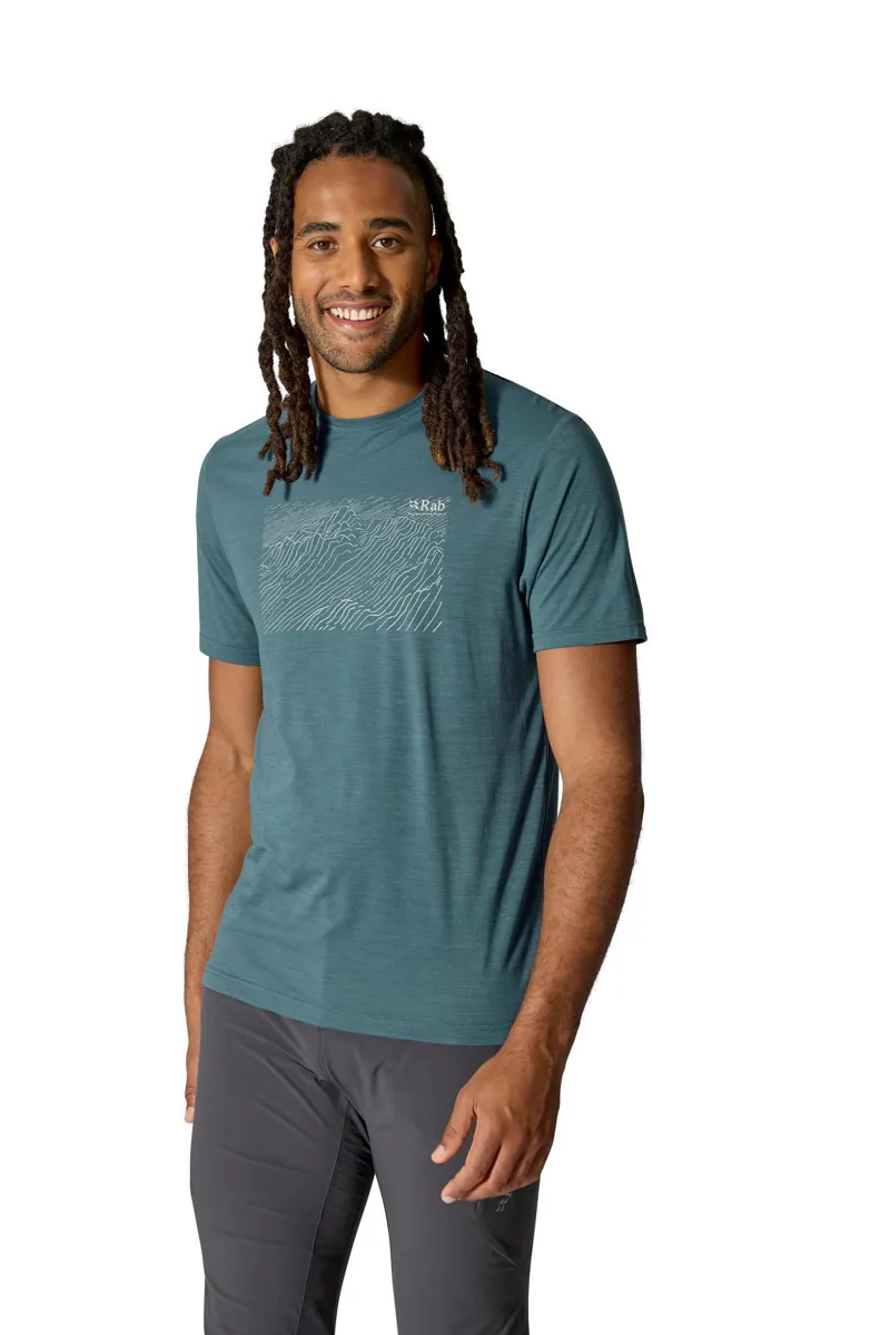 Rab Syncrino Ridge T-Shirt in Orion Blue-4
