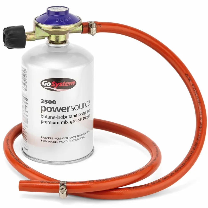 Go Systems EN417 Gas Regulator with Hose 