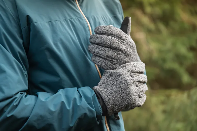 Trekmates Tobermory Dry Waterproof Knitted Glove - Dark Grey Marl-1