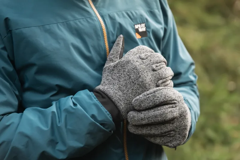 Trekmates Tobermory Dry Waterproof Knitted Glove - Dark Grey Marl-5