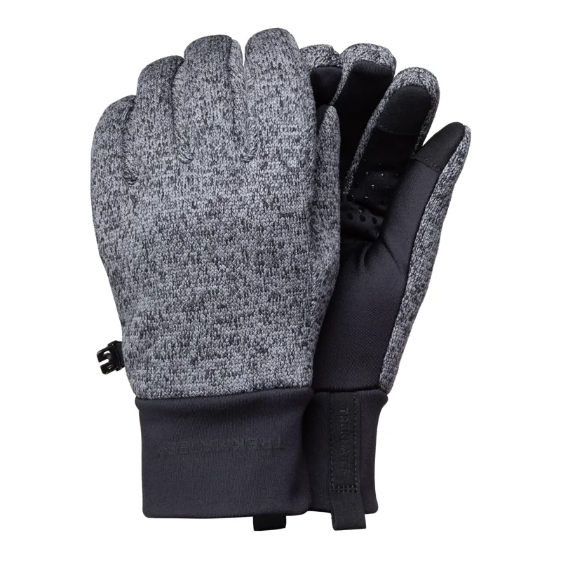 Trekmates Tobermory Dry Waterproof Knitted Glove - Dark Grey Marl