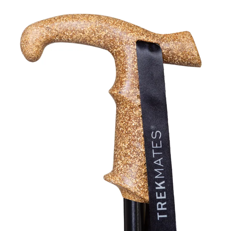 Trekmates Wanderer Fold Lock Walking Stick Pole - Single Black-3