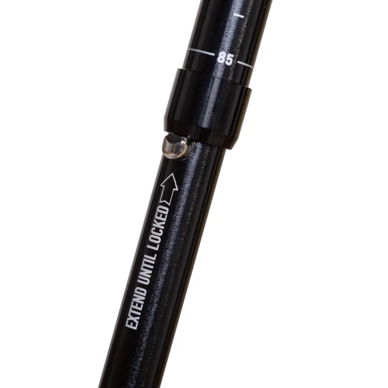 Trekmates Wanderer Fold Lock Walking Stick Pole - Single Black-5