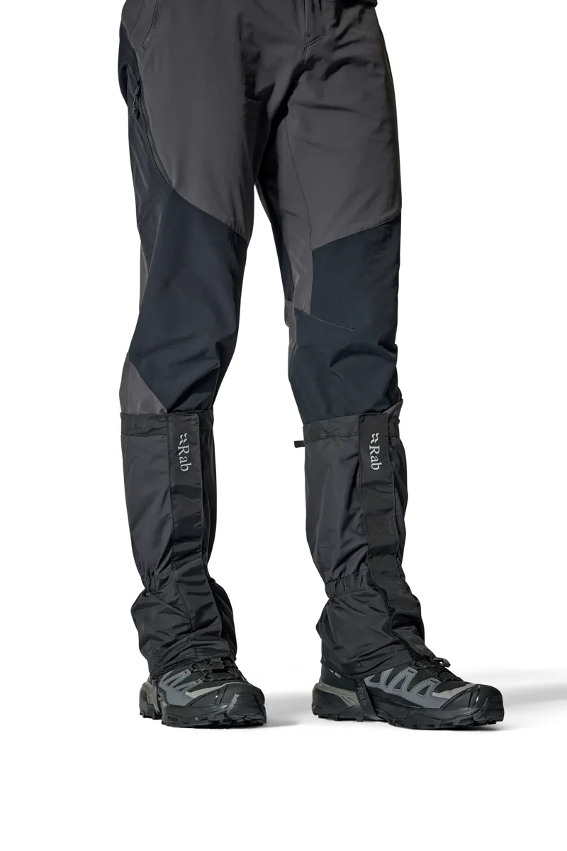 Rab Trek Walking Gaiter Black Unisex Close Fit 175g-3