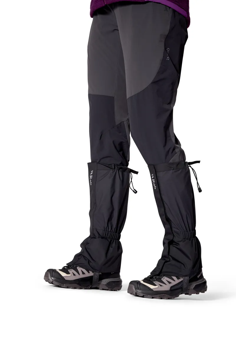 Rab Trek Walking Gaiter Black Unisex Close Fit 175g-4