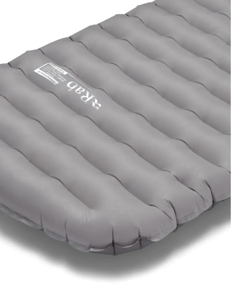 Rab Ultrasphere 5 Sleeping Mat - Dark Pewter REG 2026 Version 183cm x 51cm  x 8cm 345g R-value 5.5    -3