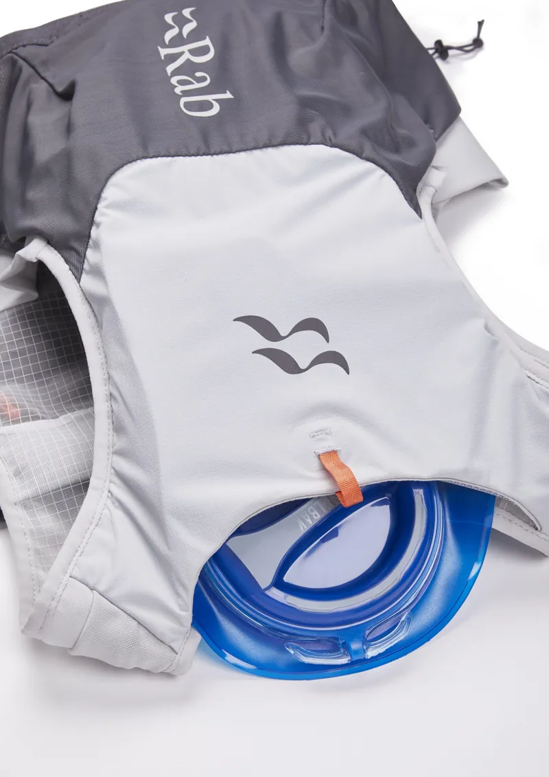 Rab Veil 6 Unisex Running Vest - Gargoyle Grey/Graphene-3