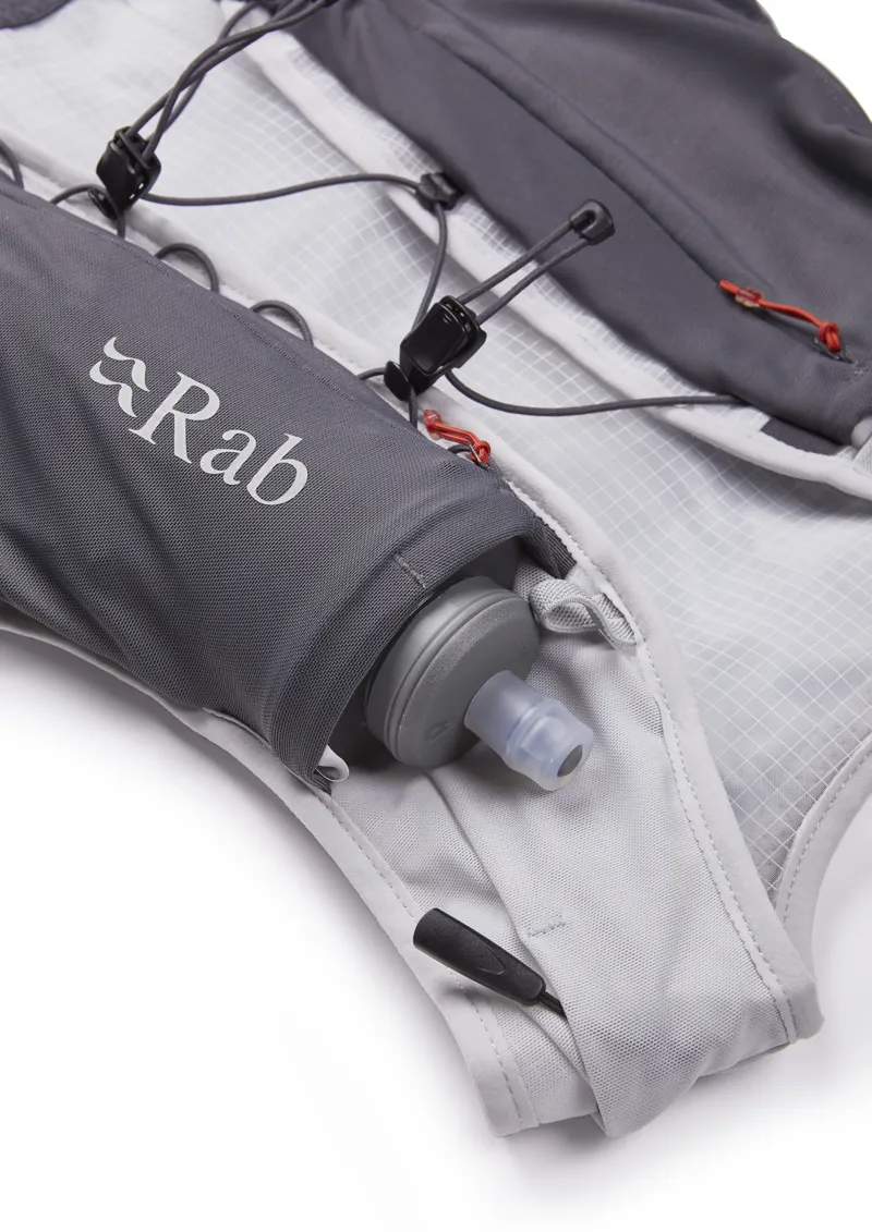 Rab Veil 6 Unisex Running Vest - Gargoyle Grey/Graphene-5