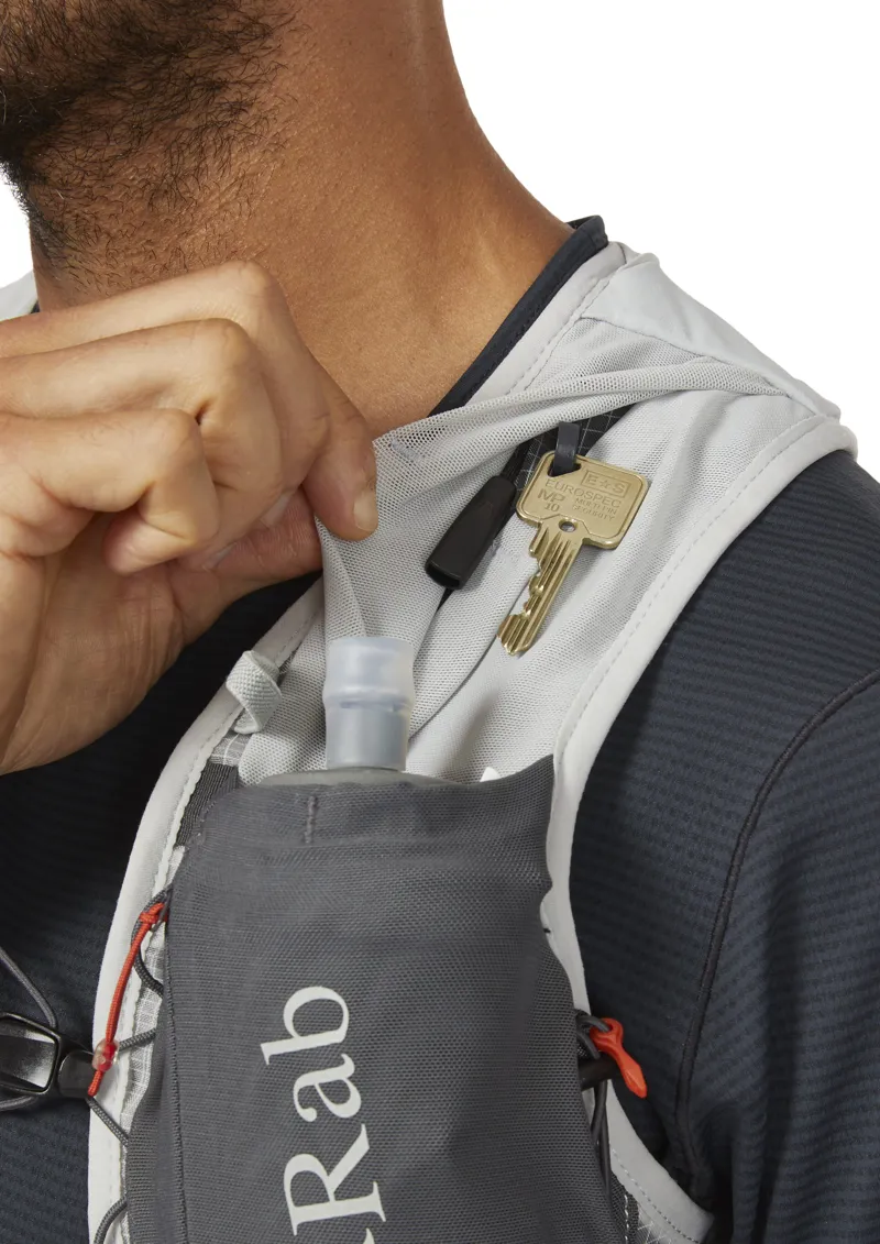 Rab Veil 6 Unisex Running Vest - Gargoyle Grey/Graphene-6