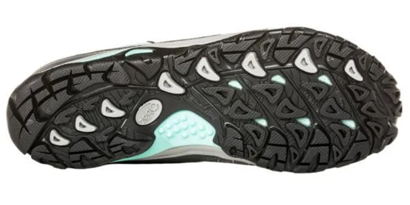 Oboz Womens Sapphire Low Waterproof Shoe - Wide Fit - Charcoal/Beach Glass-3