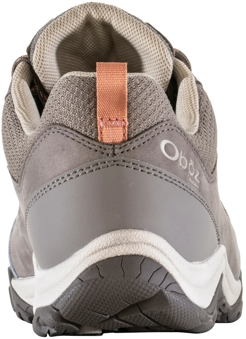 Oboz Women's Ousel Low Waterproof BDRY Walking Shoe - Cinder Stone -3
