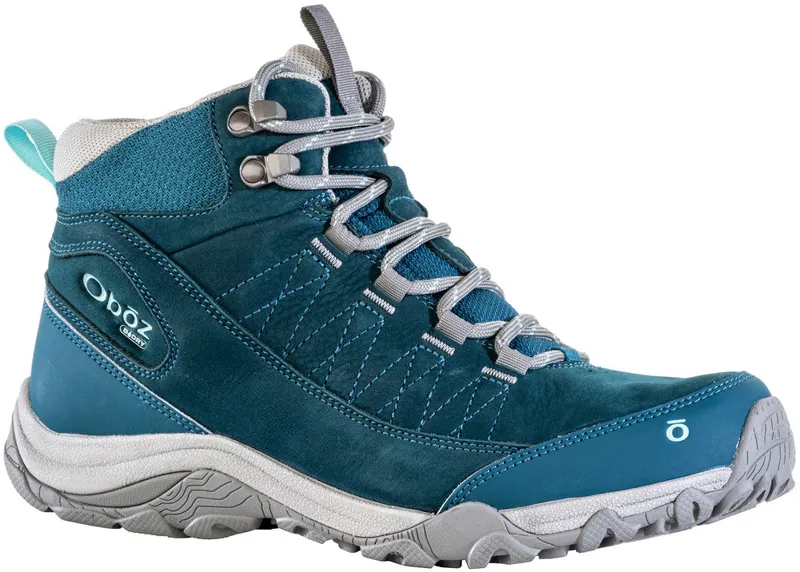 Oboz Women's Ousel Mid BDRY Waterproof Walking Boot - Yukon Blue
