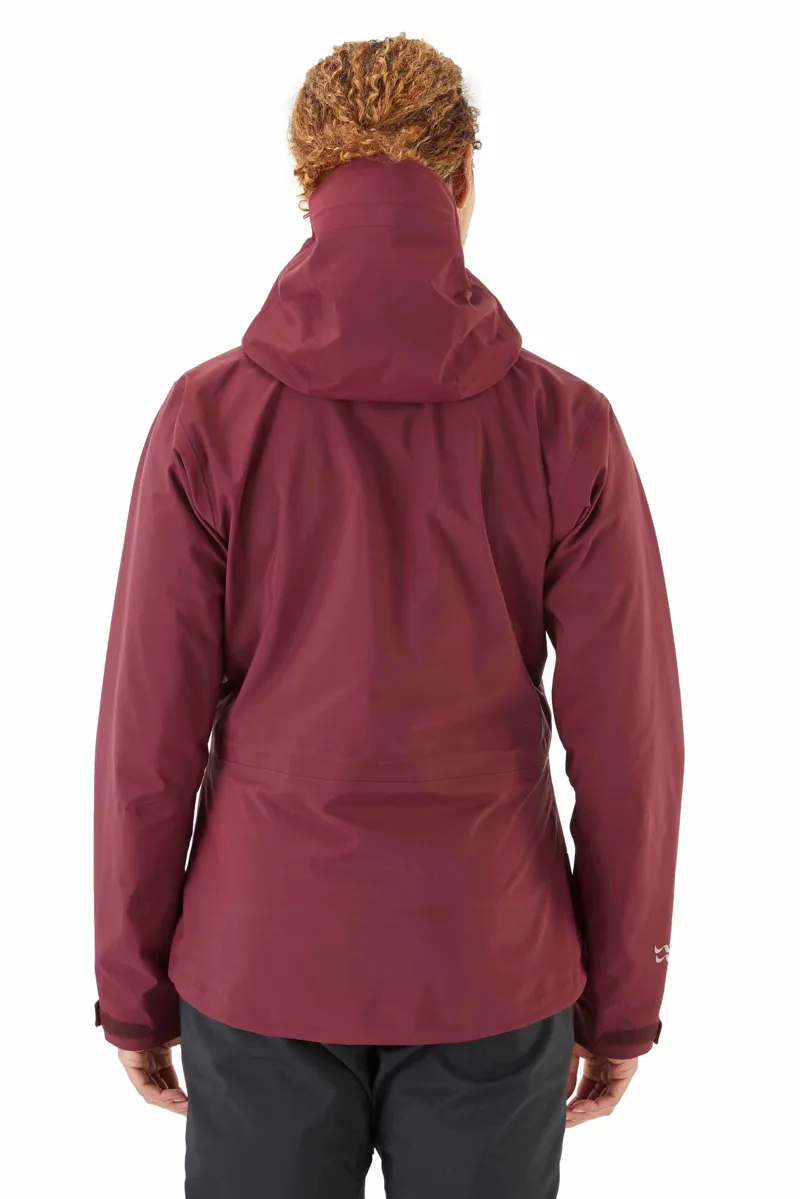 Rab Kangri GTX Womens Waterproof Jacket in Deep Heather Red-1