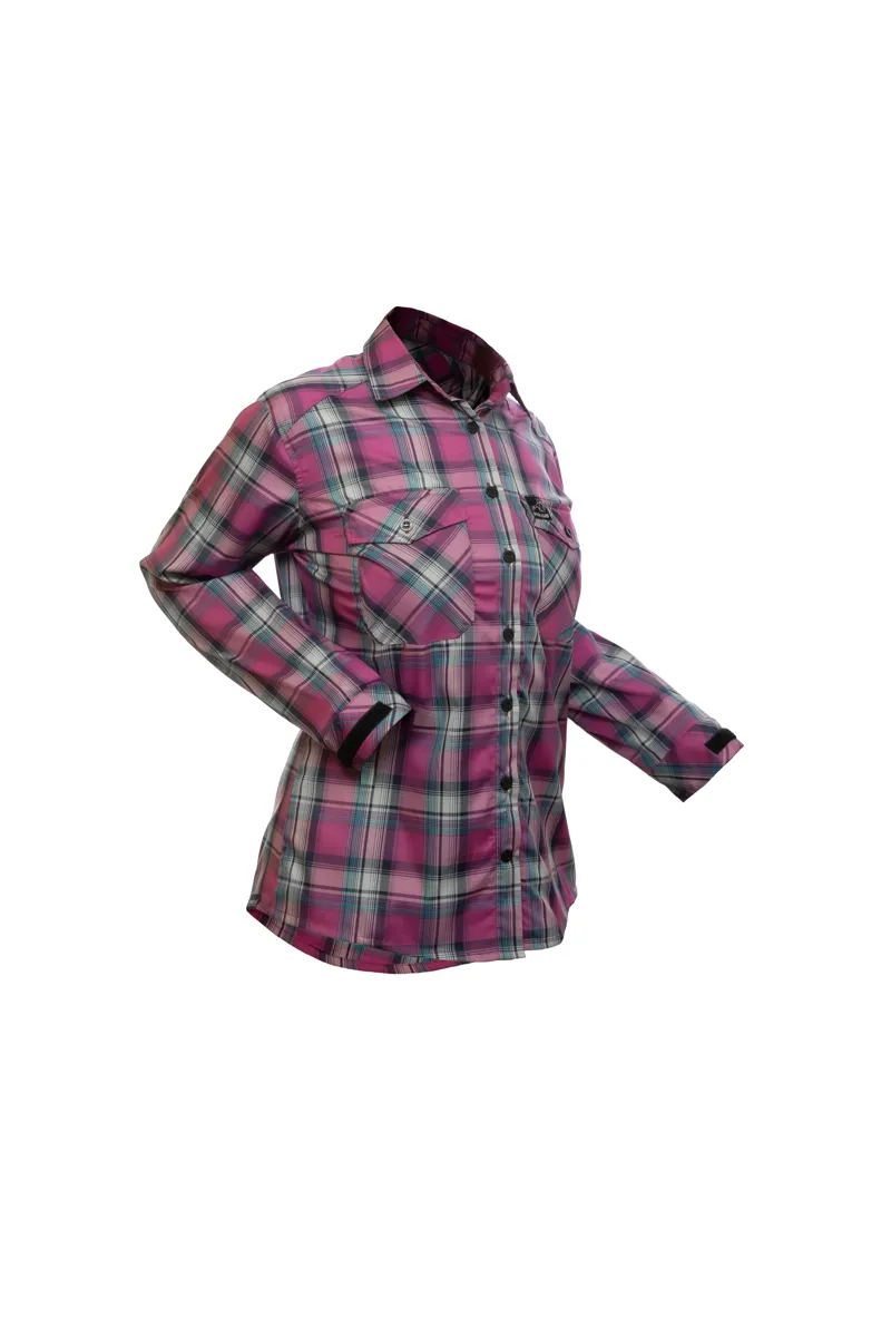 Paramo Women's Katmai Shirt Foxglove Check-2