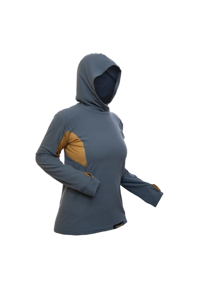 Paramo Womens Velez Grid - Indigo Cumin