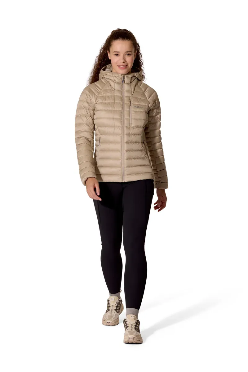 Rab Womens Microlight Alpine Down Hoody Jacket - Dark Pebble-2