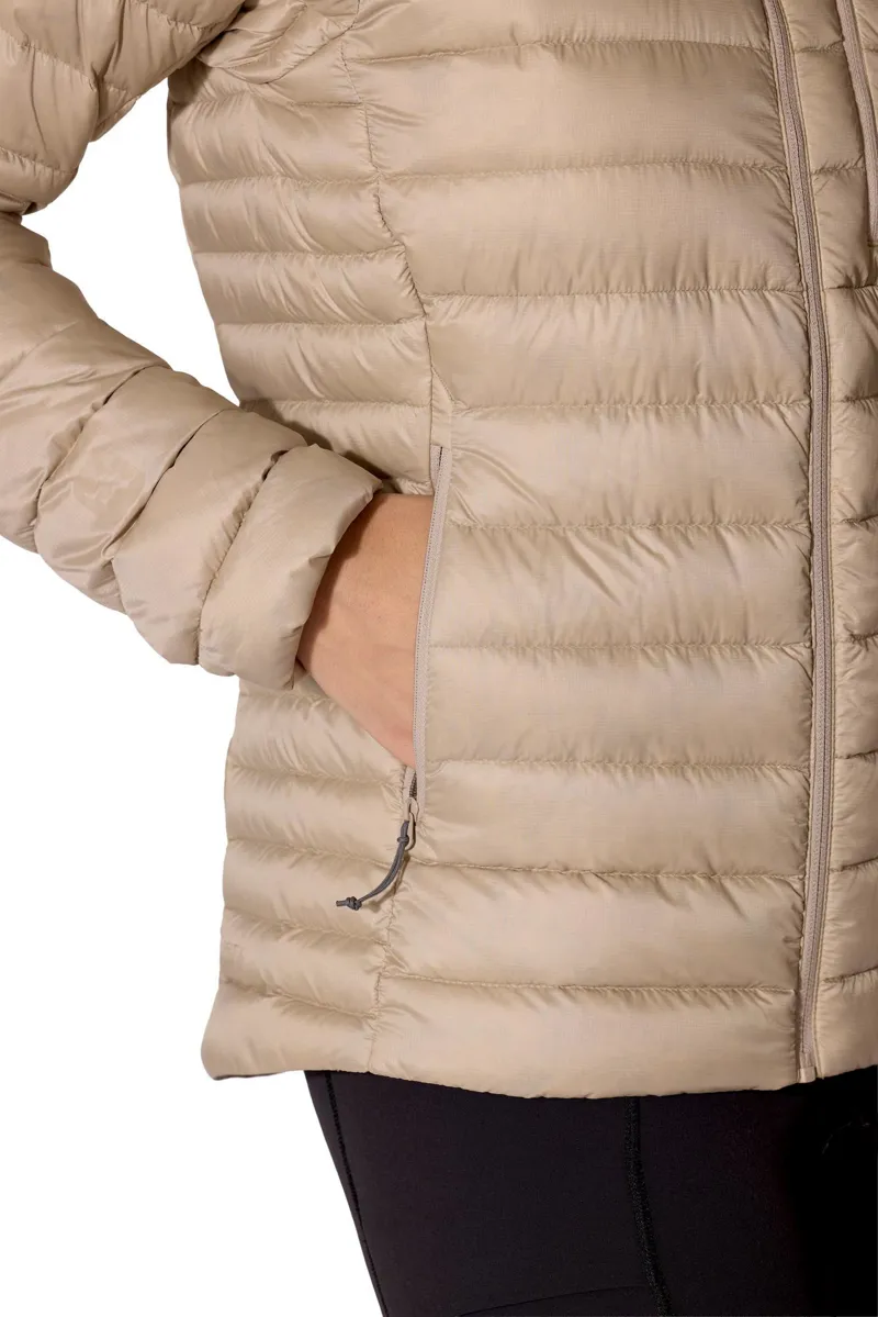 Rab Womens Microlight Alpine Down Hoody Jacket - Dark Pebble-7