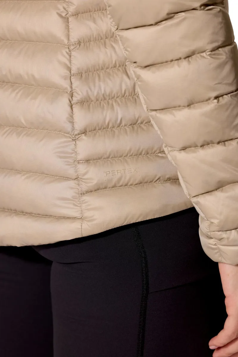 Rab Womens Microlight Alpine Down Hoody Jacket - Dark Pebble-8