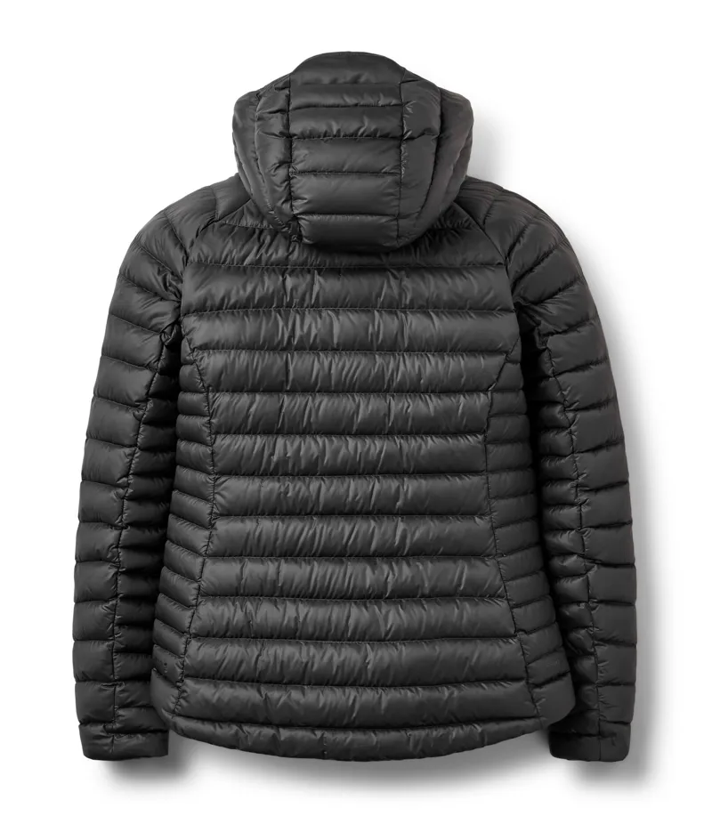Rab Womens Microlight Alpine Down Hoody Jacket - Graphene Grey - New 2026-4